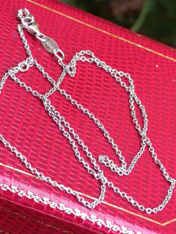 Browns 9ct White Gold Chain
