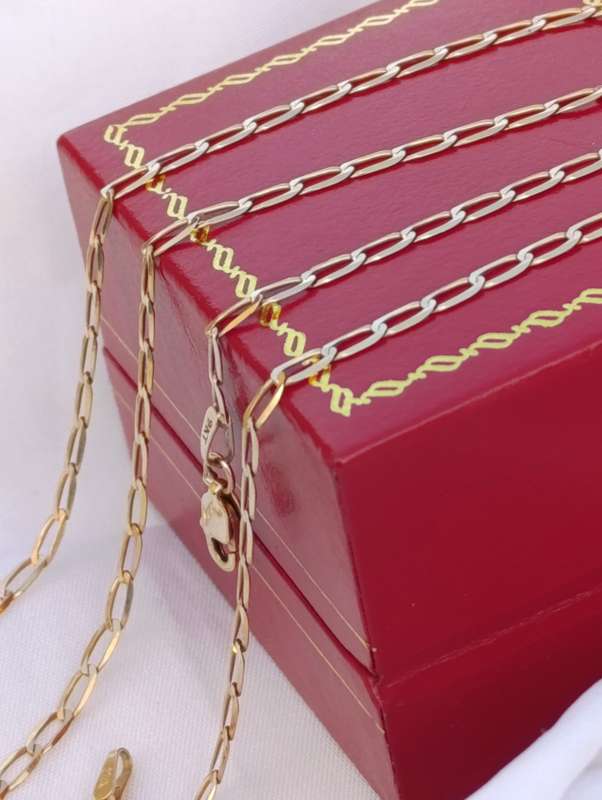 9ct Gold 2MM Flat Link Chain