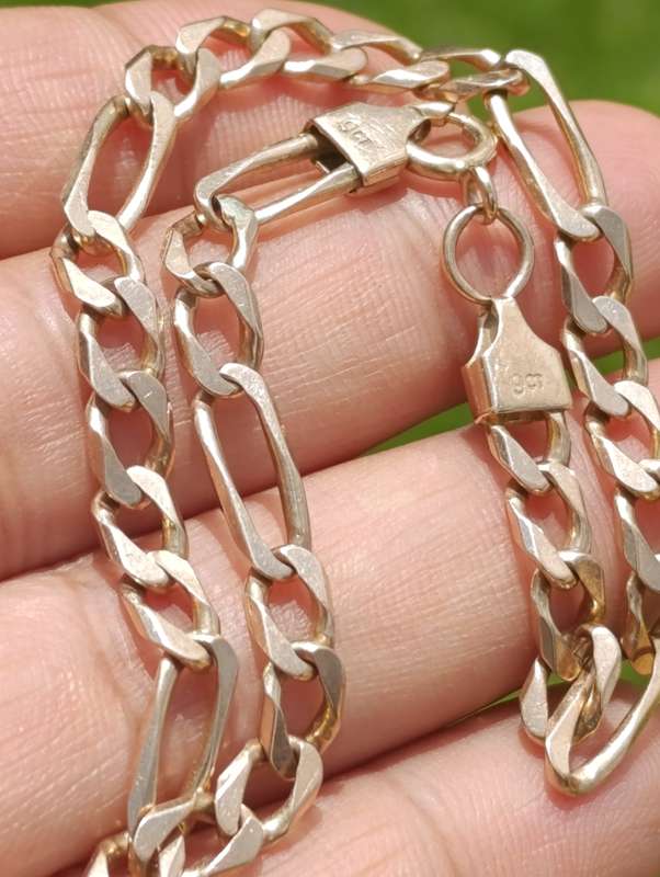 9ct Gold Vintage 5MM Mens Bracelet
