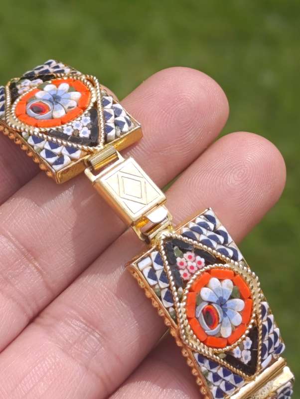 Vintage Micro Mosaic Bracelet