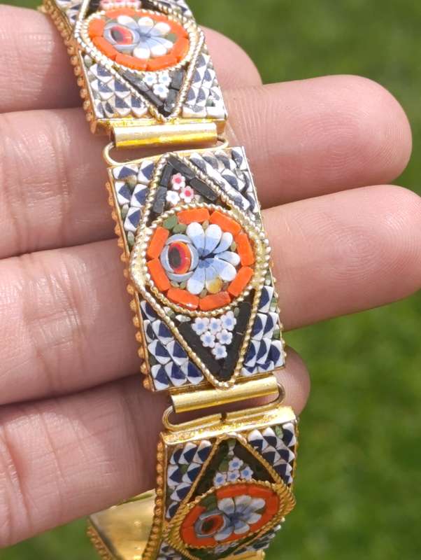 Vintage Micro Mosaic Bracelet