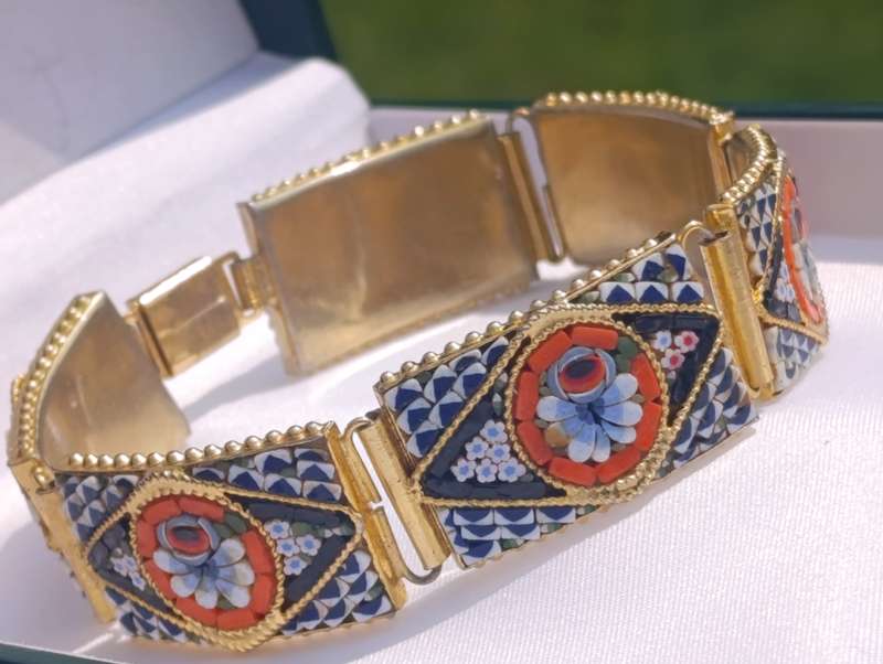 Vintage Micro Mosaic Bracelet