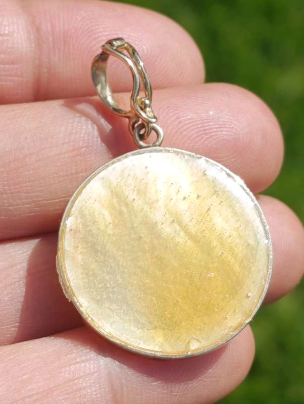 9ct Gold Vintage Blister Pearl Pendant