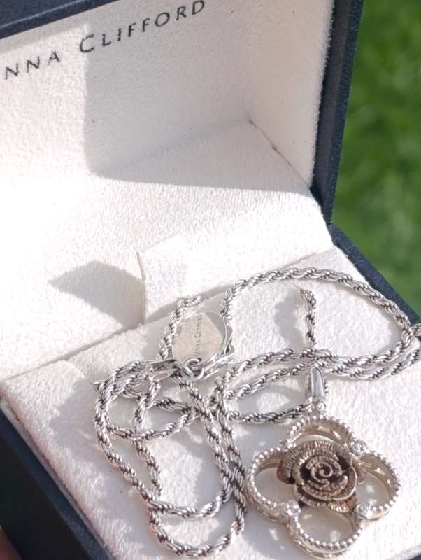 Jenna Clifford Sterling Pendant and Chain Set