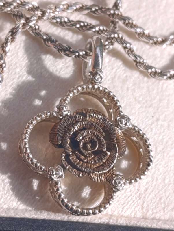 Jenna Clifford Sterling Pendant and Chain Set