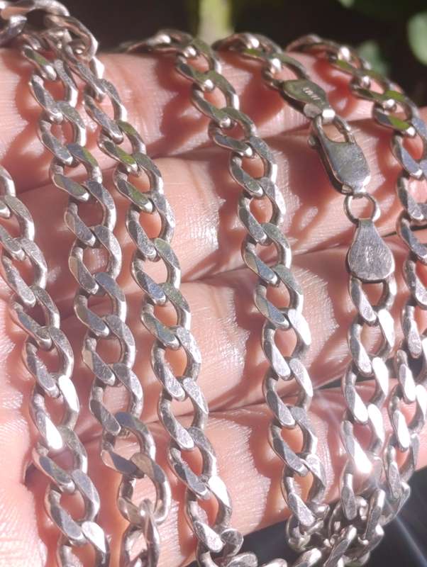 Sterling Solid 6MM Vintage Chain