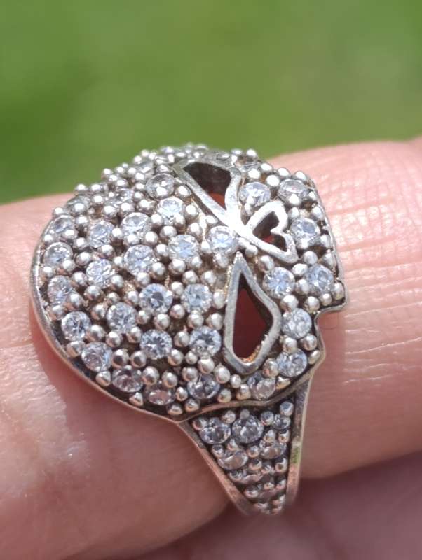 Harley Davidson Sterling Studded Ring