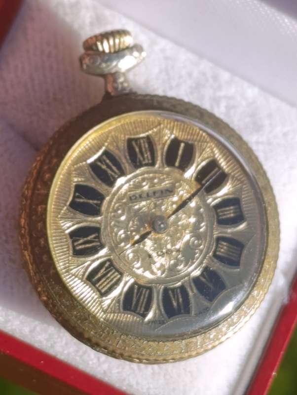 Delfin Edox Swiss Vintage Pocket Watch