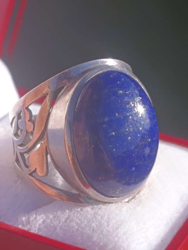 Sterling Vintage Lapis Lazuli Ring