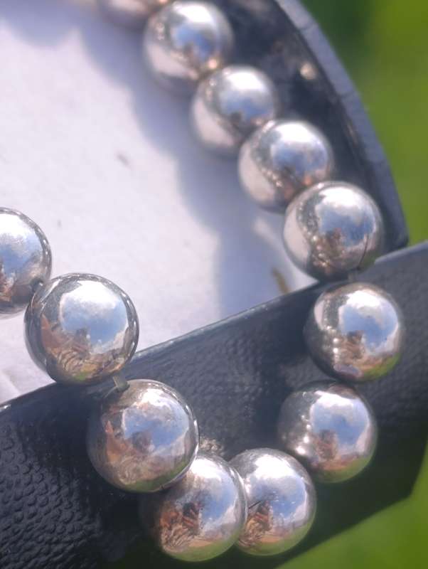 Sterling Vintage Ball Bracelet