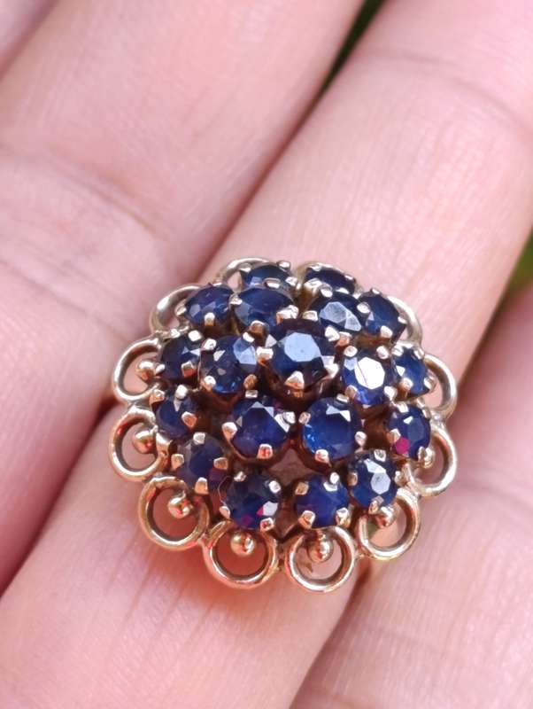 Rare Estate Thai Princess Sapphire Ring