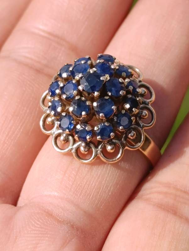Rare Estate Thai Princess Sapphire Ring