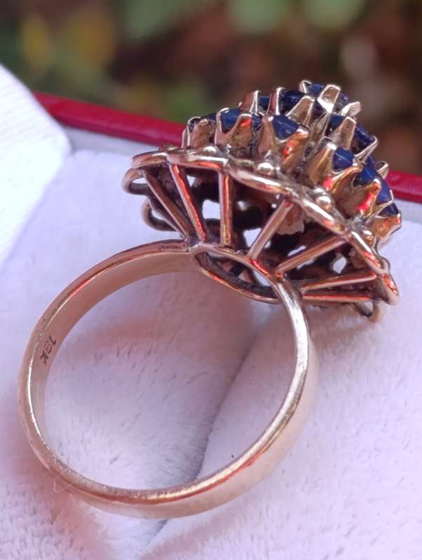 Rare Estate Thai Princess Sapphire Ring