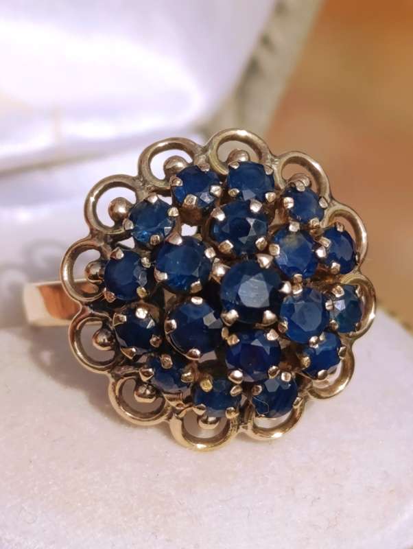 Rare Estate Thai Princess Sapphire Ring