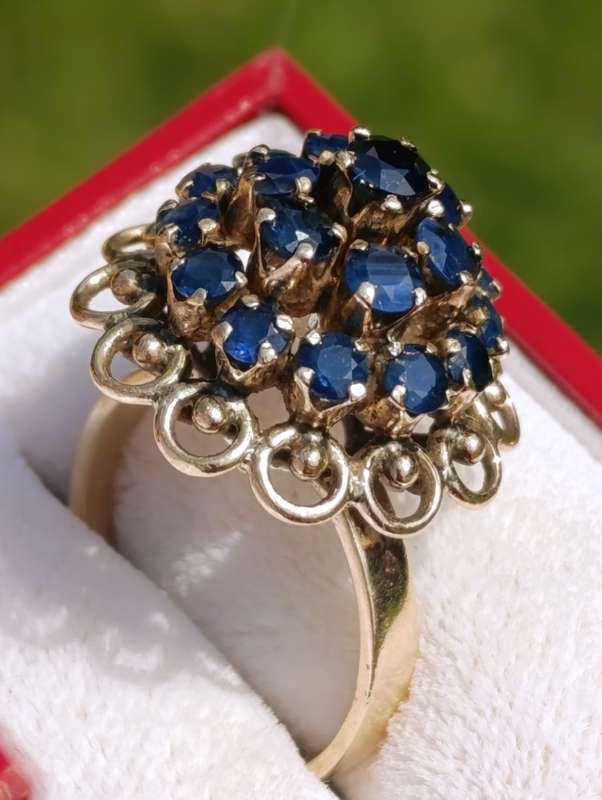 Rare Estate Thai Princess Sapphire Ring