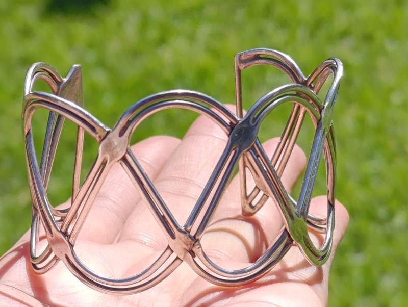 Sterling Vintage Open Cuff Bangle