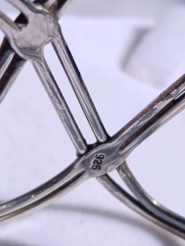 Sterling Vintage Open Cuff Bangle