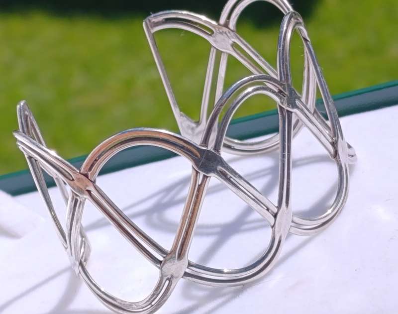 Sterling Vintage Open Cuff Bangle