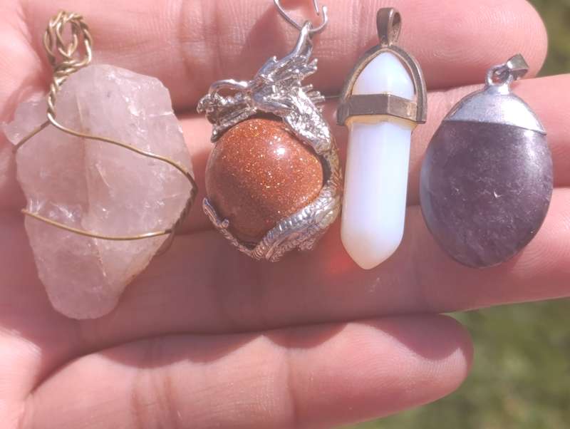 Lot of Gemstone Pendants