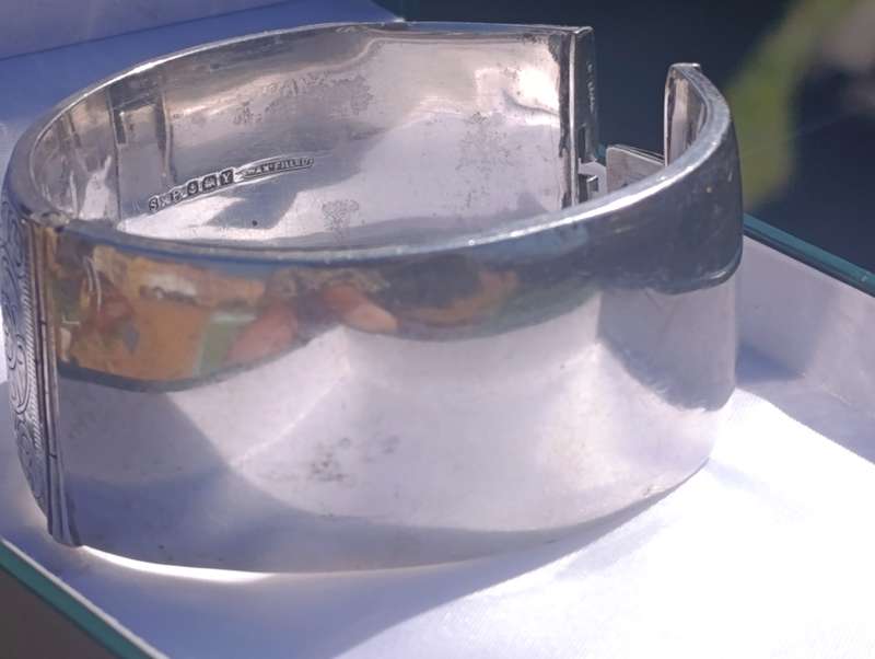 British Hallmarked Sterling Bangle