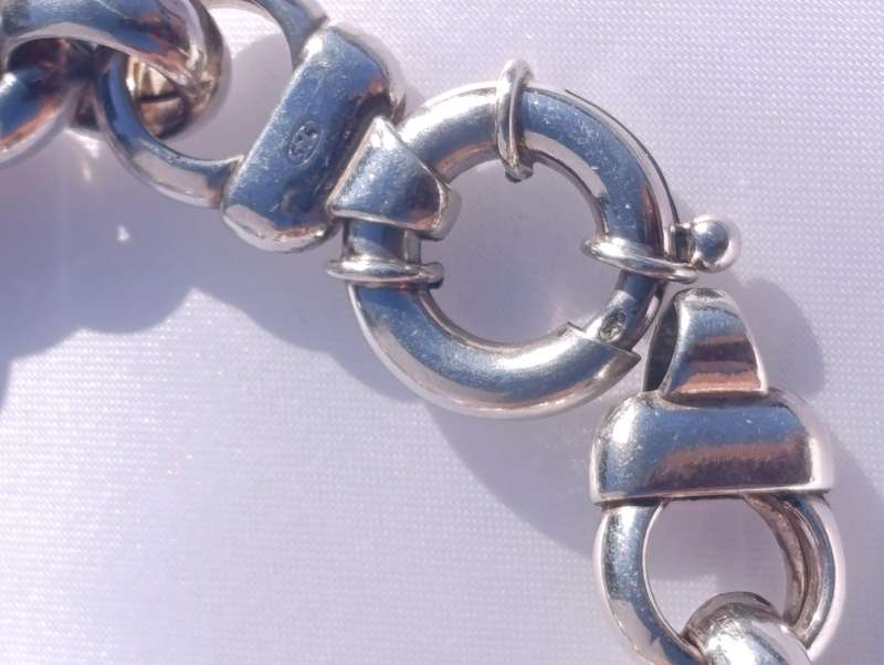 Sterling 13MM Signoretti Rolo Bracelet