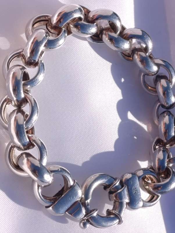 Sterling 13MM Signoretti Rolo Bracelet