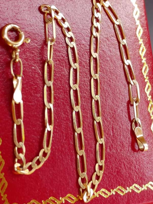 9ct Gold 2MM Fine Bracelet