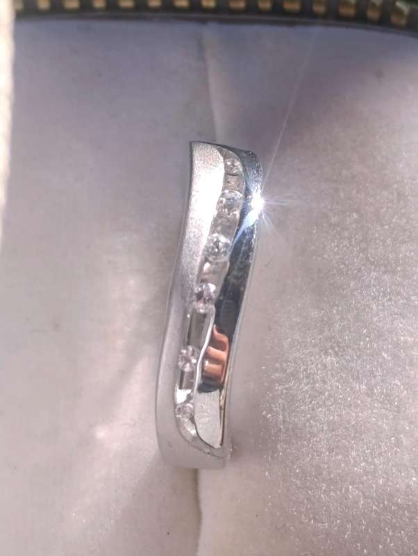 Sterling Silver Matt and Shine Band