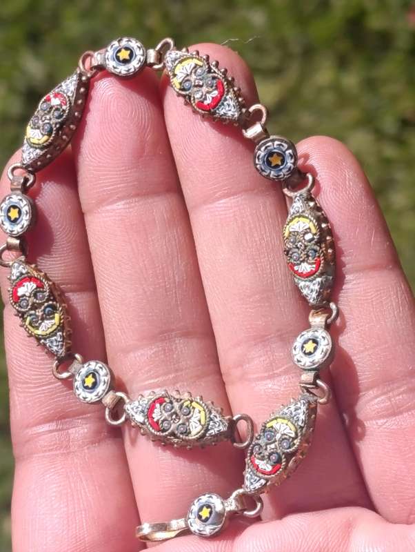 Vintage Micro Mosaic Bracelet