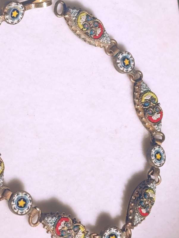 Vintage Micro Mosaic Bracelet
