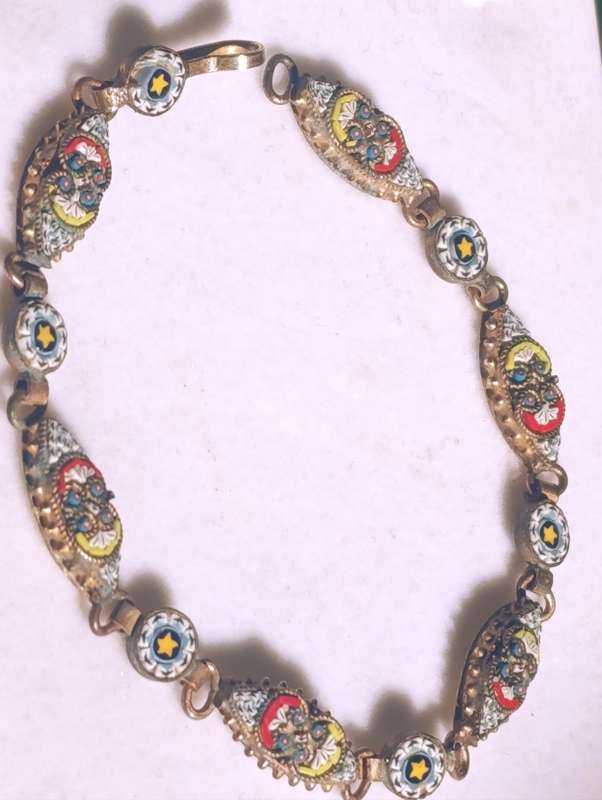 Vintage Micro Mosaic Bracelet