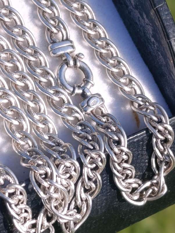 Sterling Signoretti Double Link Necklace