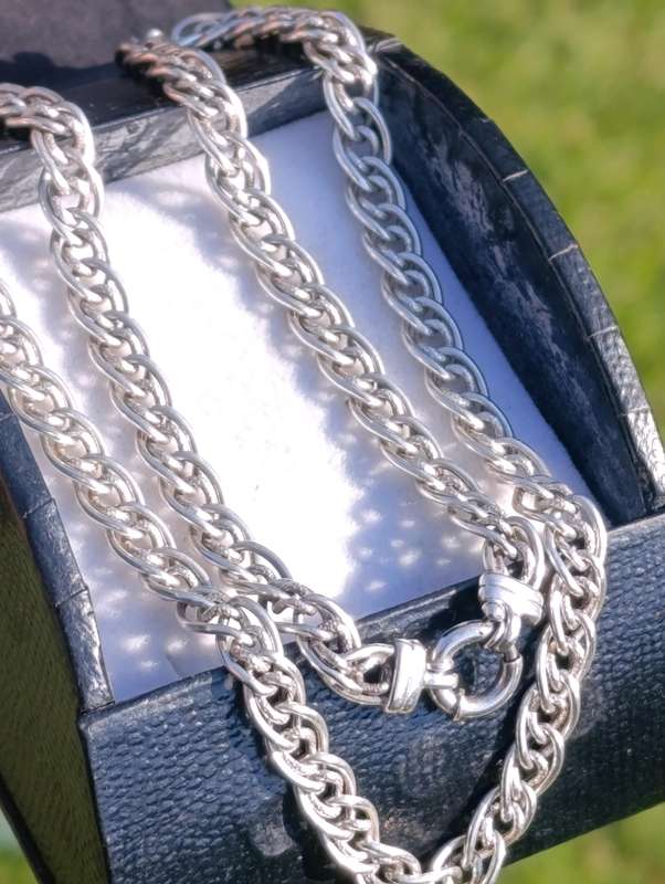 Sterling Signoretti Double Link Necklace