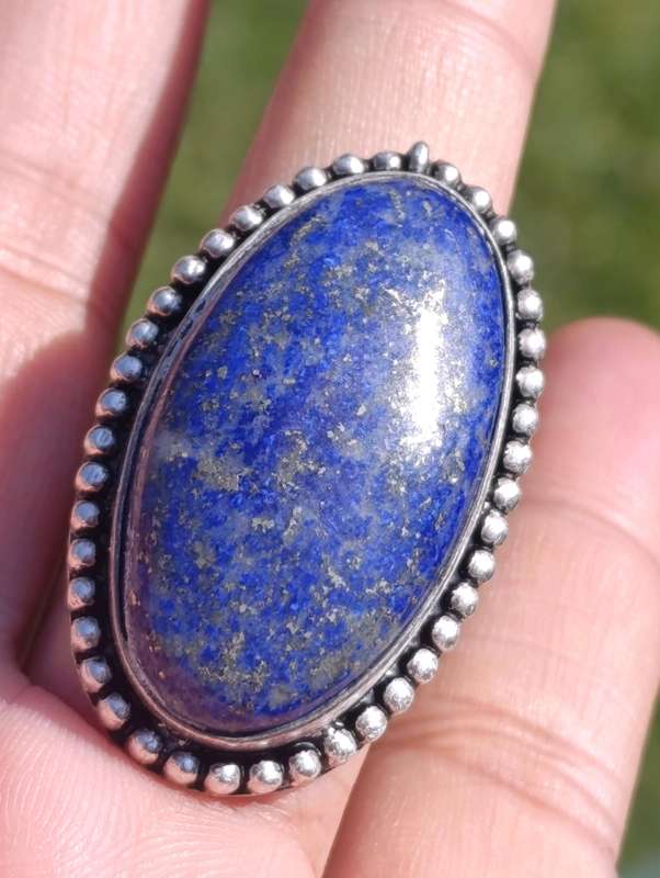 Vintage Oval Lapis Lazuli Ring