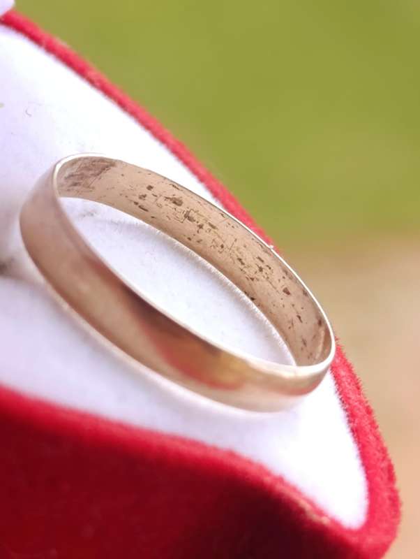 9ct Gold Vintage 3MM Plain Band
