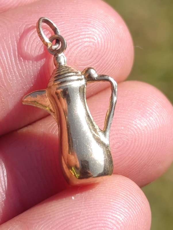 9ct Gold Coffee Pot Charm