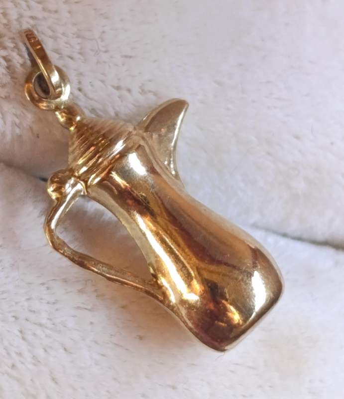 9ct Gold Coffee Pot Charm