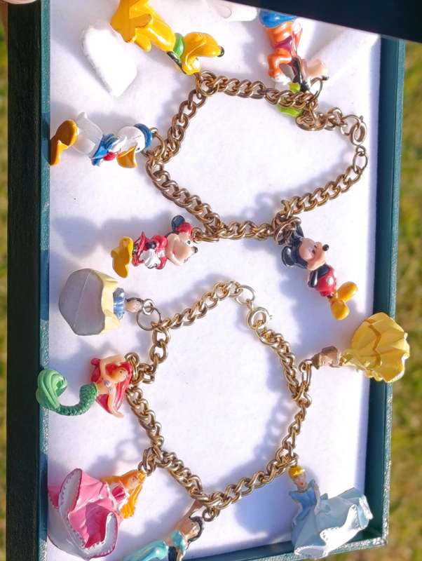 Vintage Disney Character Bracelets Lot