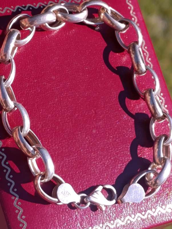Sterling Rolo 8MM Bracelet