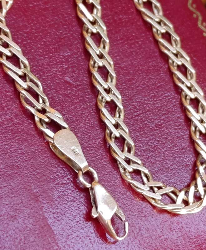 9ct Gold 5MM Hallmarked Vintage Bracelet