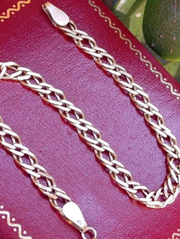 9ct Gold 5MM Hallmarked Vintage Bracelet