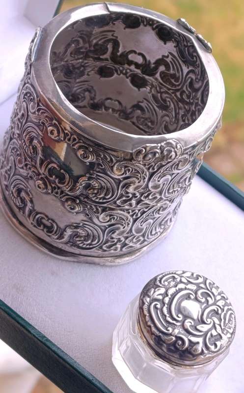 Antique Hallmarked Sterling Dressing Table Accessories