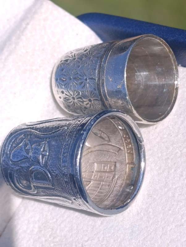 Sterling Silver Thimble Lot