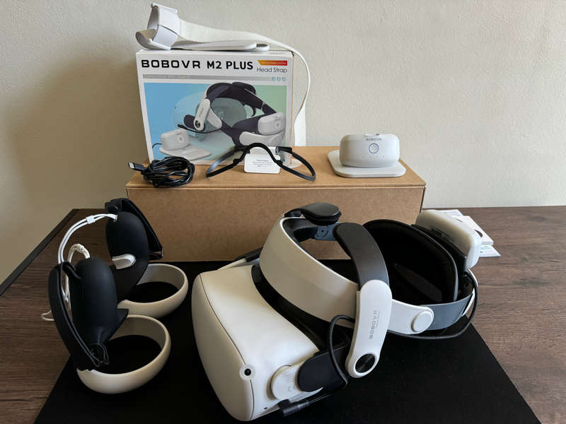 Meta Quest 2 VR Headset | 256GB | BOBA M2-Plus Battery Head strap Included