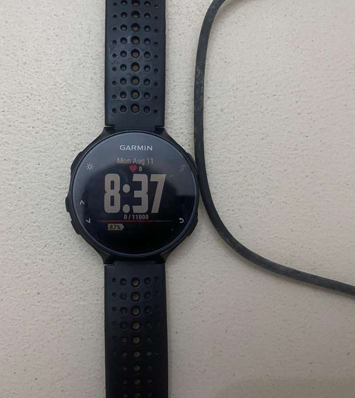 Garmin Forerunner 235 running watch.