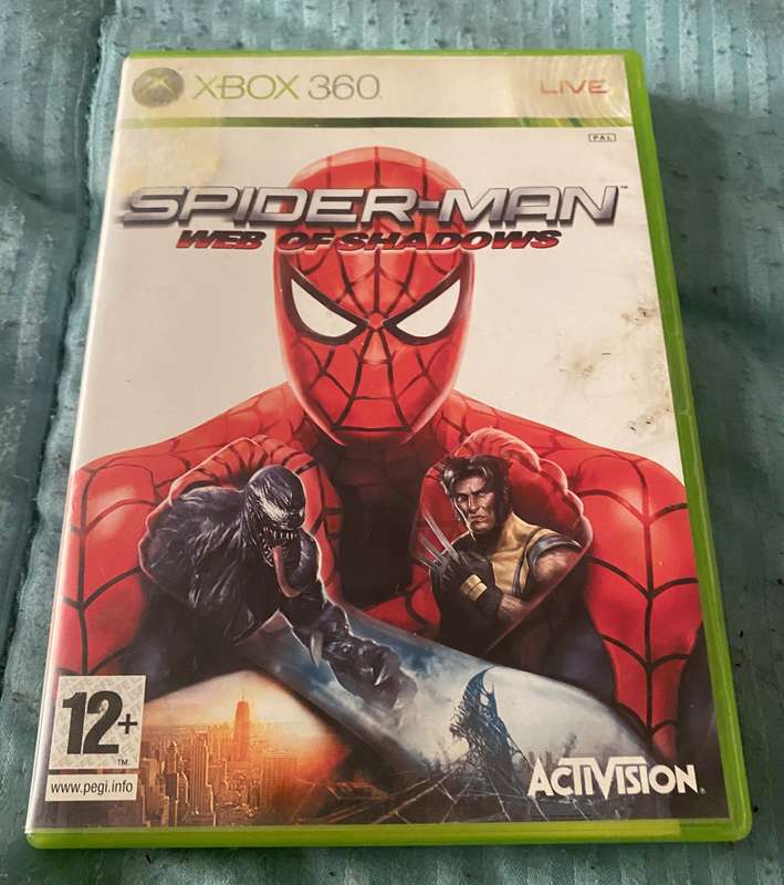 Spiderman Web of Shadows xbox 360. Cib