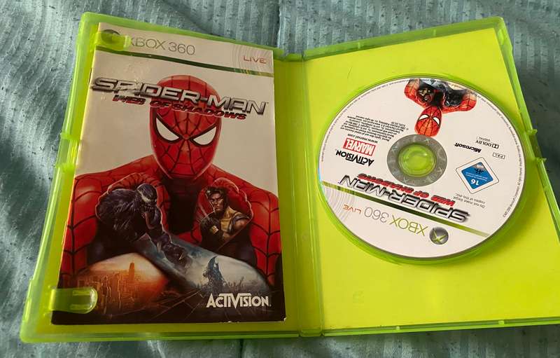 Spiderman Web of Shadows xbox 360. Cib