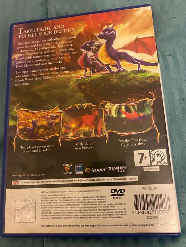 Spyro Dawn of the Dragon ps2 . Cib