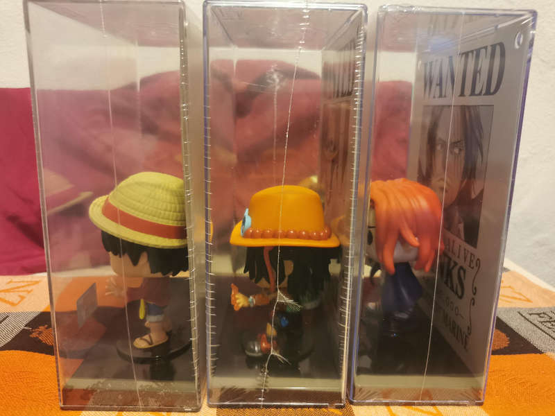 One Piece Wanted Poster Funko Pop Bundle -  Ace/Luffy/Shanks