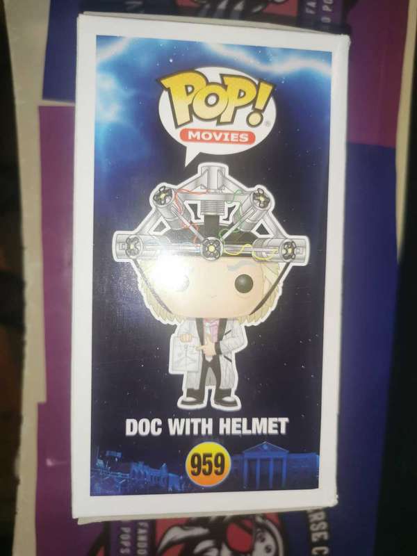Funko Pop! Vinyl: Back to the Future - Doc with Helmet #959